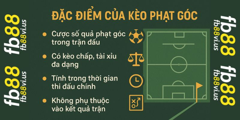 Đặc điểm của kèo phạt góc