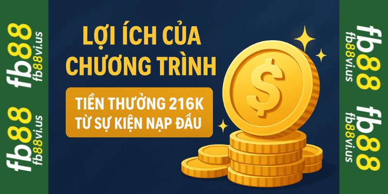 Lợi ích từ sự kiện nạp đầu fb88